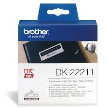 Banda continua laminata Brother DK22211, 29mm, 15,24m