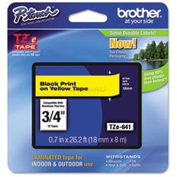 Brother Etichete TZE641 18mm (negru/galben)