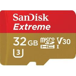 Sandisk Extreme Microsdhc 32 Gb 100/60 Mb/S A1 C10 V30 Uhs-I U3 - Gopro