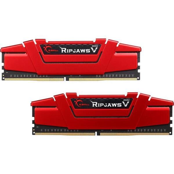 G.Skill RipjawsV DDR4 16GB (2x8GB) 3200MHz CL14 1.35V XMP 2.0 Roșu