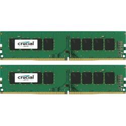 Crucial 2x4GB 2400MHz DDR4 CL17 Unbuffered DIMM