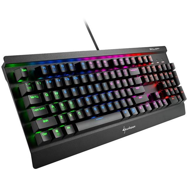 Tastatura mecanica gaming Sharkoon Skiller SGK3, RGB, Kailh Blue