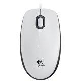 Logitech Corded Mouse M100 - Emea - White