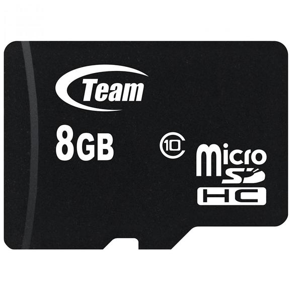 Teamgroup Micro Secure Digital Card Team Group, 8GB, Clasa 10, Read 20 MB/s, Write 14MB/s