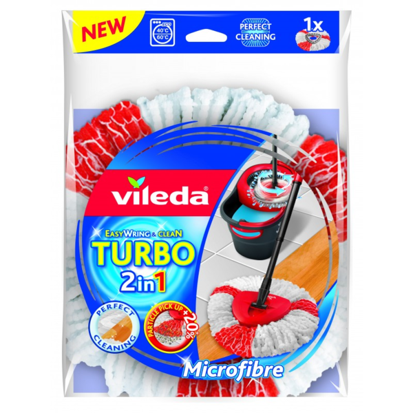 Rezerva Vileda Turbo 2 in 1, F19518 Easy Wring - compatibil F19411