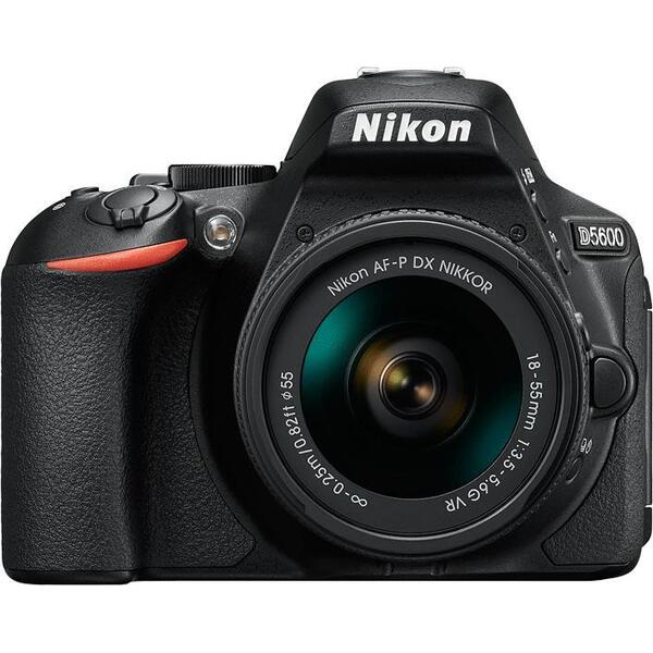 Aparat Foto Nikon D5600 Kit (Obiectiv Af-P 18-55mm Vr), 3 Ani Garantie La Body
