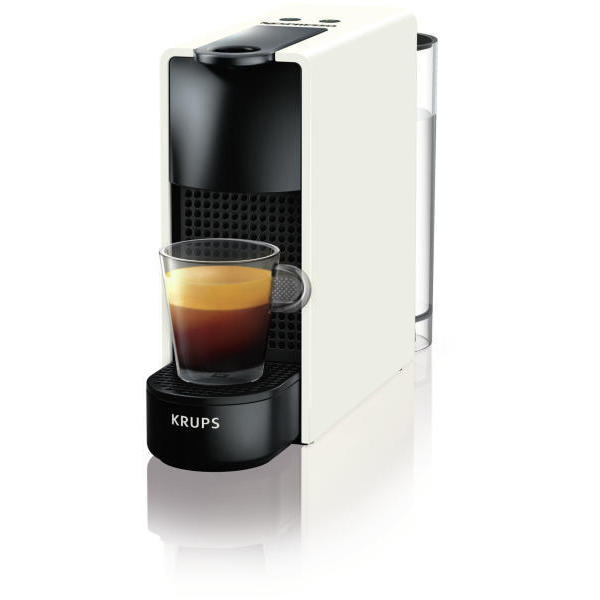 KRUPS Espressor cu capsule Nespresso Essenza Mini XN110110, alb-negru