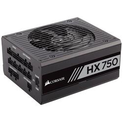 Corsair Power Supply HX750, 750W, 80 PLUS® Platinum, 135mm fan, modular PSU