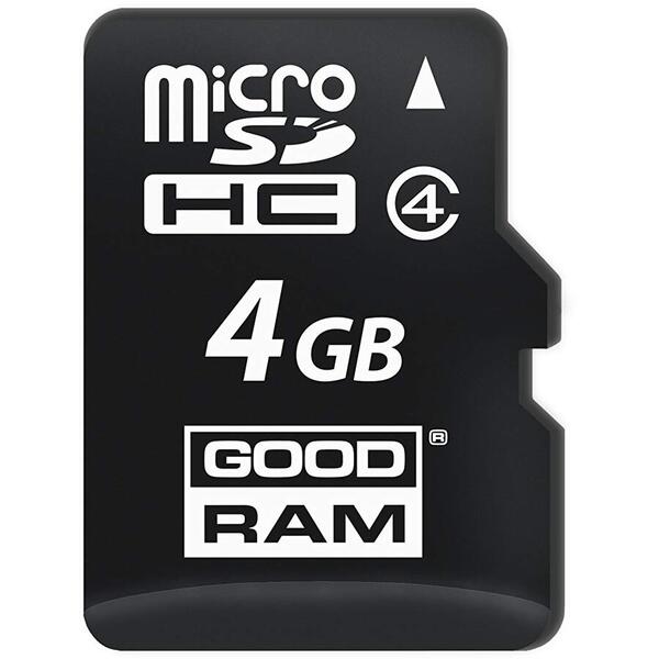 Card de memorie Goodram 4GB microSDHC, Class 4