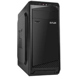 DELUX CARCASA DELUX Middle-Tower ATX, sursa 450W, Front USB+Audio, (Black), "DW605"