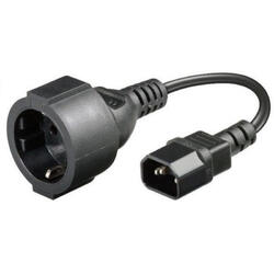 Accesoriu UPS Bachmann Cablu Adaptor IEC C14 - Schuko 1.5m