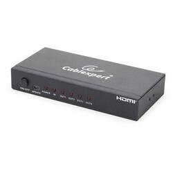 Splitter video Cablexpert DSP-4PH4-02, HDMI la 4 monitoare, HDMI mama la HDMI mama x 4