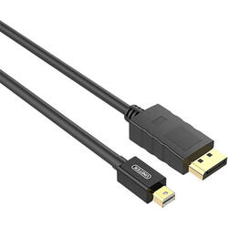 Unitek Cablu miniDisplayPort - DisplayPort M/M, 2m; Y-C611BK