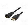 LOGILINK - Cablu HDMI- HDMI,1.4, male/female, versiunea Gold,  lungime  2 m