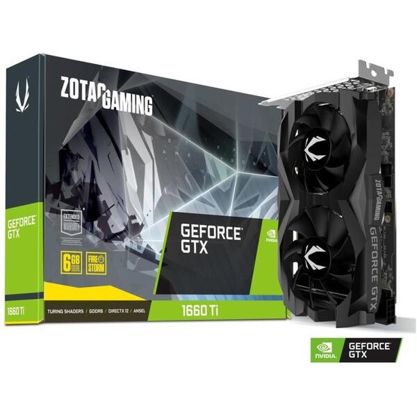 ZOTAC GeForce GTX 1660 Ti, 6GB GDDR6, 3xDP+HDMI