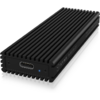 IcyBox External enclosure for M.2 NVMe SSD, USB 3.1 Type-C, Black