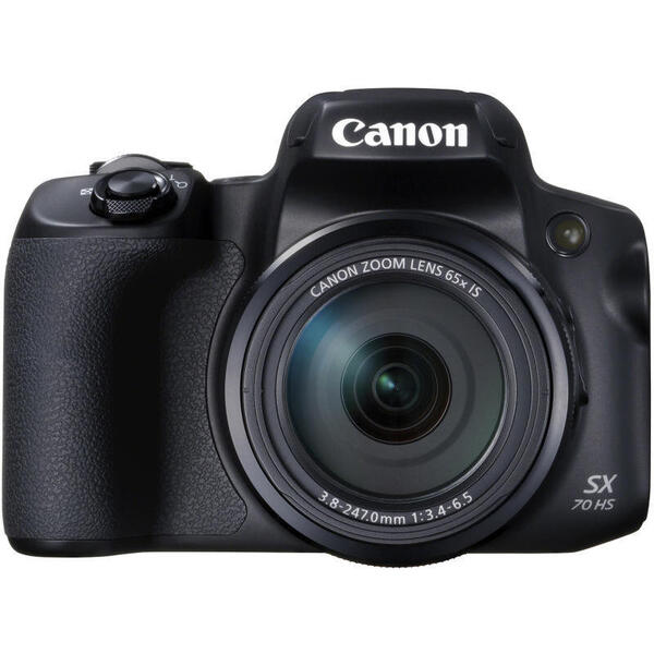 Aparat foto digital Canon Powershot SX70HS, 20.3MP, 4K, High Zoom, Negru
