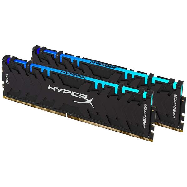 Memorie Kingston HyperX DDR4 32GB 3200MHz CL16 DIMM XMP (Kit of 2) RGB (HX432C16PB3AK2/32)