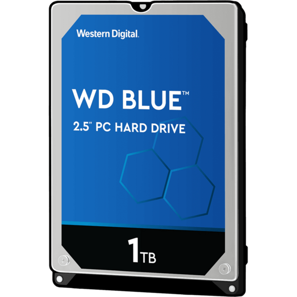 Western Digital HDD WD Blue, 2.5'', 2TB, SATA/600, 5400RPM, 128MB cache