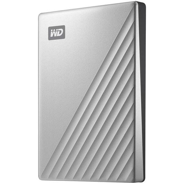 Western Digital External HDD WD My Passport Ultra for Mac 2.5'' 2TB USB3.1 Silver Worldwide