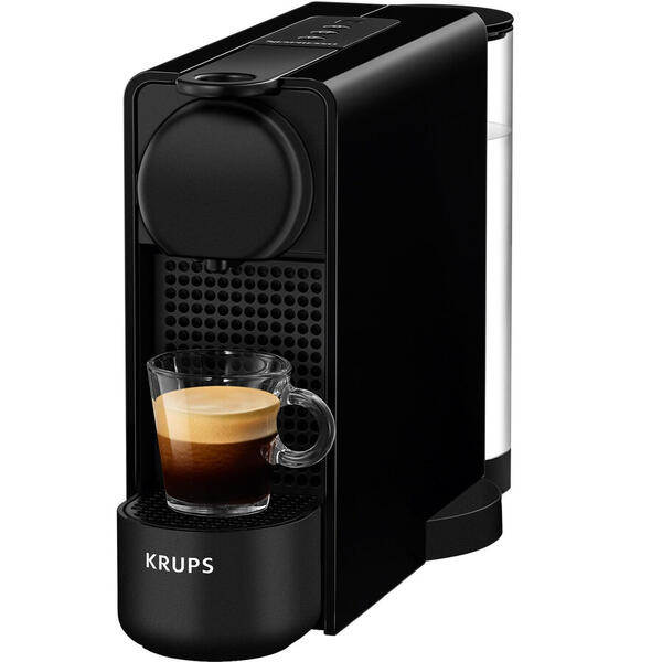 Espressor Nespresso Krups cu capsule XN510810 Essenza Plus, 1 L, 19 bar, Negru