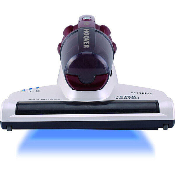 Aspirator de mana Hoover Ultra Vortex MBC500UV, Functie antibacteriana cu lampa UV, Sistem de filtrare Cyclonic, 0.3 l, 500 W