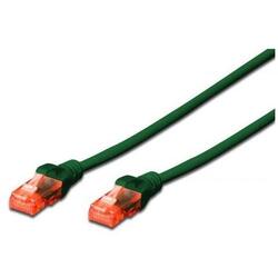 DIGITUS Premium CAT 6 UTP patch cable, Length 2,0m, Color green