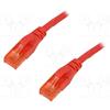 DIGITUS Premium CAT 6 UTP patch cable, Length 3,0m, Color red