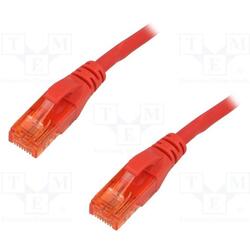 DIGITUS Premium CAT 6 UTP patch cable, Length 3,0m, Color red