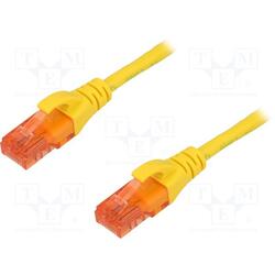 DIGITUS Premium CAT 6 UTP patch cable, Length 3,0m, Color yellow