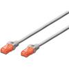DIGITUS Premium CAT 6 UTP patch cable, Length 5,0m, Color grey