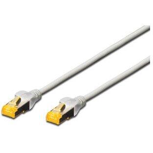 DIGITUS Premium CAT 6A S-FTP patch cable, Length 3,0m, Color grey