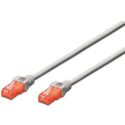 DIGITUS Premium CAT 6 UTP patch cable, Length 30m, Color grey LSZH