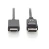 Cablu ASSMANN interlock, Displayport Male - HDMI Male, 1m, Black