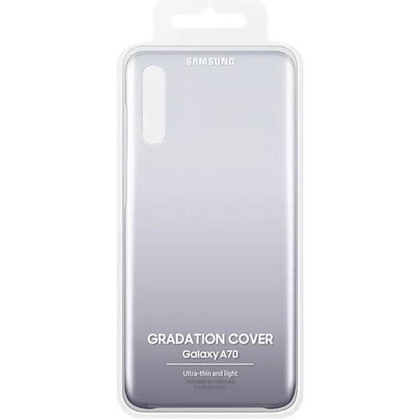 Samsung Gradation Cover pentru Galaxy A70 (2019), Black
