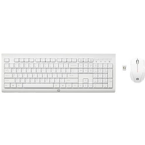 Kit tastatura si mouse wireless HP C2710, alb