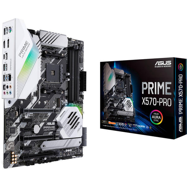 Placa de baza Asus AM4 PRIME X570-PRO AMD X570, ATX