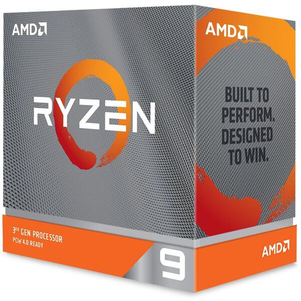 AMD CPU Desktop Ryzen 9 16C/32T 3950X (4.7GHz,70MB,105W,AM4) box, without cooler