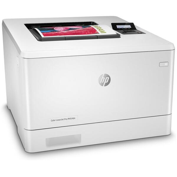 HP Imprimanta LaserJet Pro M454dn, Color, Format A4, Retea, Duplex
