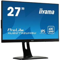 Monitor LED IIYAMA XUB2792UHSU-B1 XUB2792UHSU-B1 27, 4K UHD, PANEL IPS, DVI/HDMI/DP, BOXE