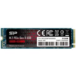 Silicon Power SSD P34A80 512GB, M.2 PCIe Gen3 x4 NVMe, 3400/3000 MB/s