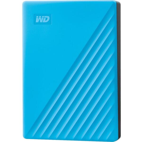 Western Digital HDD extern WD My Passport 4TB, 2.5", USB 3.2 Gen1, Albastru