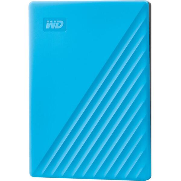 Western Digital HDD extern WD My Passport 2TB, 2.5", USB 3.2 Gen1, Albastru
