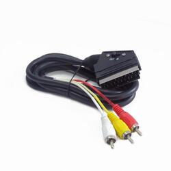 GEMBIRD Cablu audio-video bidirectional RCA la SCART, 1.8m, CCV-519-001