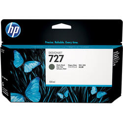 HP B3P22A Cerneala HP 727 negru mat 130 ml