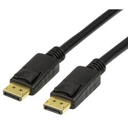 Cablu Logilink CV0119, Displayport - Displayport, 1m, Black