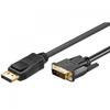 Cablu Logilink CV0132, DisplayPort - DVI-D, 3m, Black