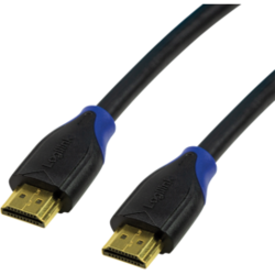 Cablu Logilink, HDMI A male - HDMI A male, 1m, Black