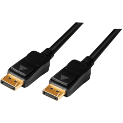 Cablu Logilink CV0113, 1x Displayport - 1x Displayport, 15m, Black