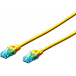 DIGITUS DK-1512-030/Y DIGITUS Premium CAT 5e UTP patch cable, Length 3m, Color yellow